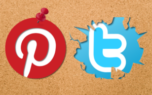 Pinterest + Twitter social account and traffic management