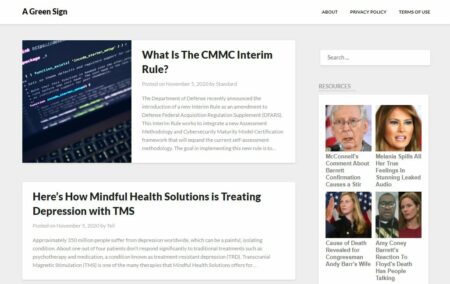 Guest post on AGreenSign.com