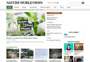Guest post on NatureWorldNews.com