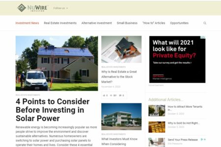 Guest post on NuWireInvestor.com