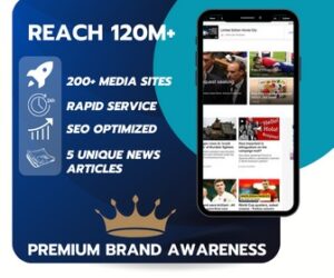 Premium Brand Awareness: Press Release + DA90 Editorial News Service