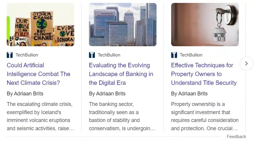 News coverage on Techbullion