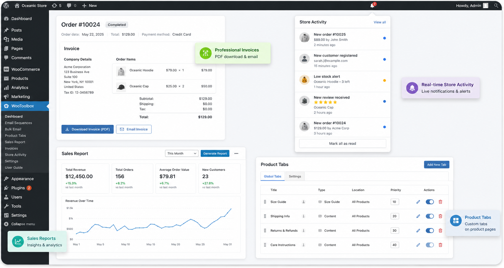 Woo-toolbox-interface