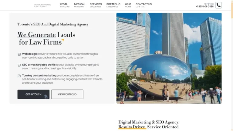 dNOVO - Digital Marketing & SEO Agency website, captured July 2026