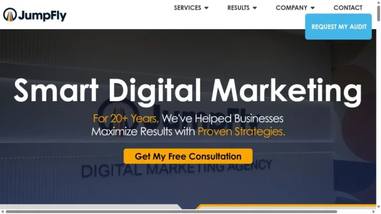 JumpFly website, captured July 2026