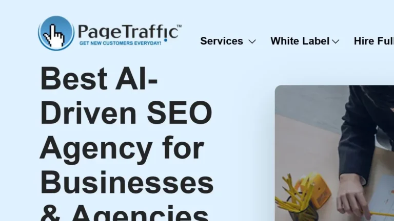 PageTraffic website, captured July 2026