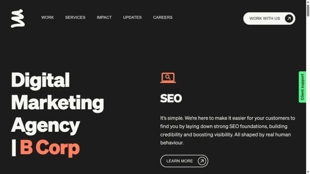 M3.agency website, captured July 2026