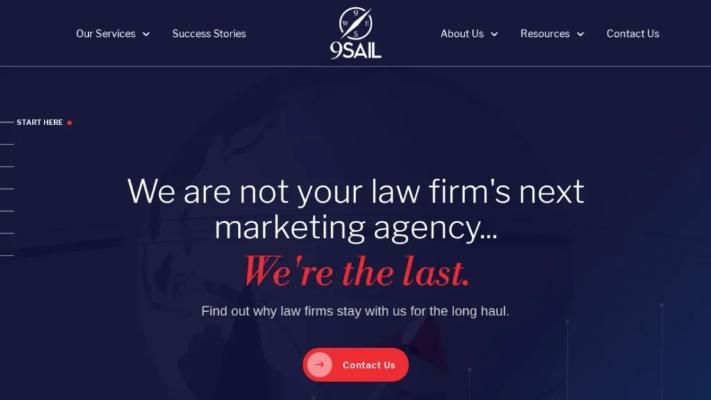 9Sail website, captured July 2026