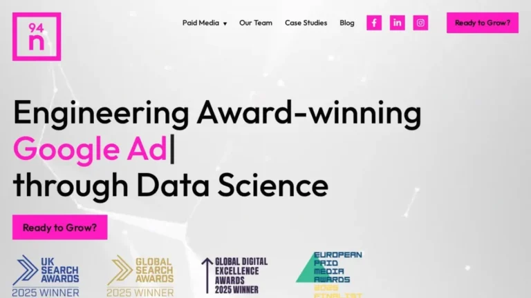 94n Digital website, captured July 2026