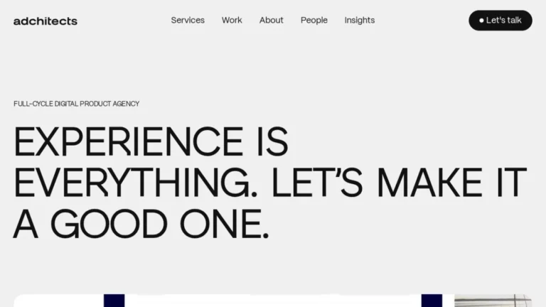 Adchitects website, captured July 2026