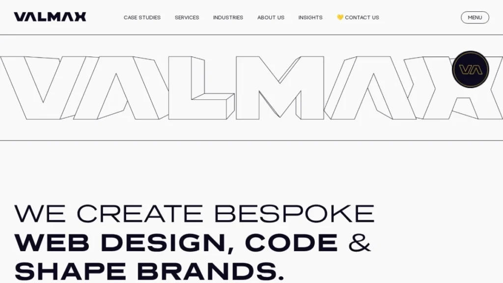 VALMAX website, captured July 2026