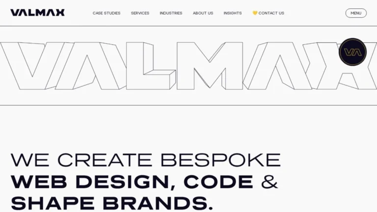 VALMAX website, captured July 2026