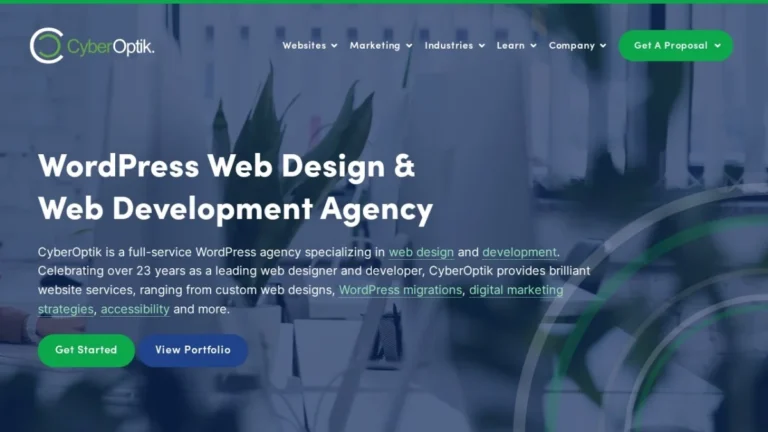 CyberOptik website, captured July 2026