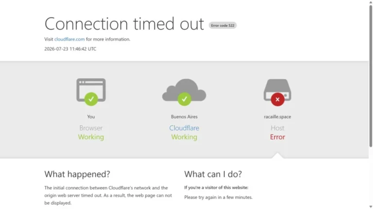 RACAILLE LLC website, captured July 2026
