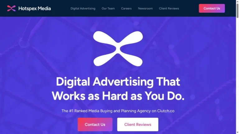 Hotspex Media website, captured July 2026
