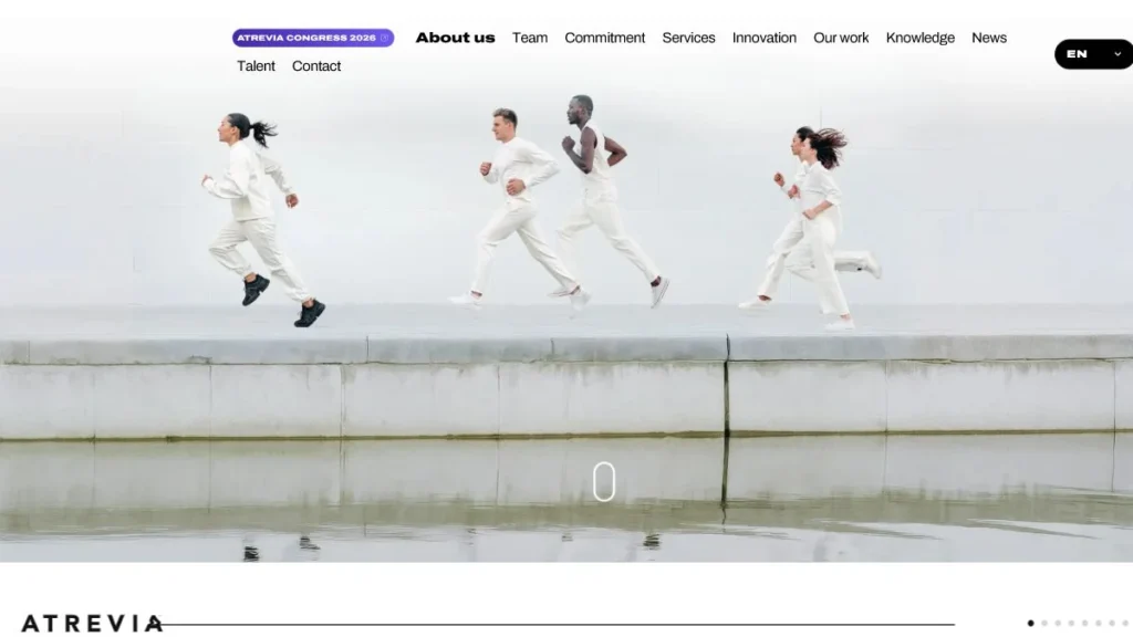 ATREVIA website, captured July 2026