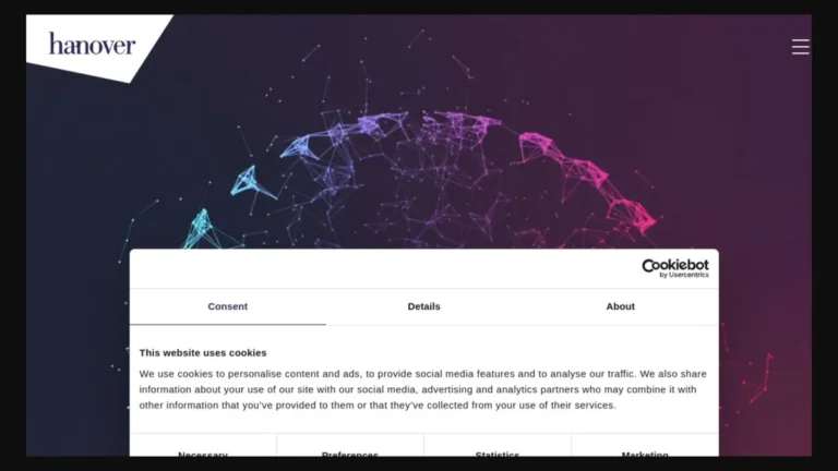 Hanover Communications website, captured July 2026