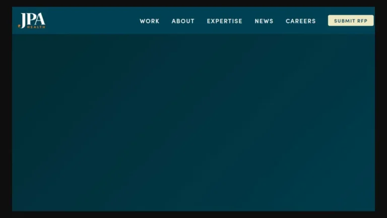 JPA Health website, captured July 2026