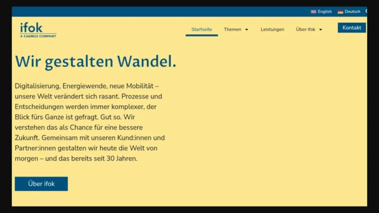 ifok website, captured July 2026