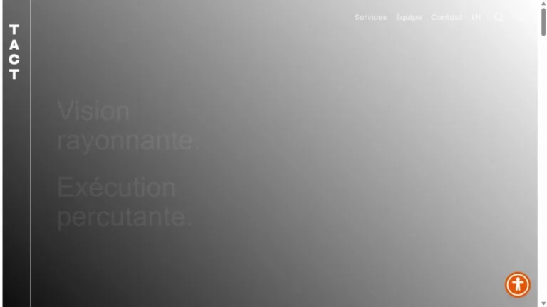 TACT website, captured July 2026