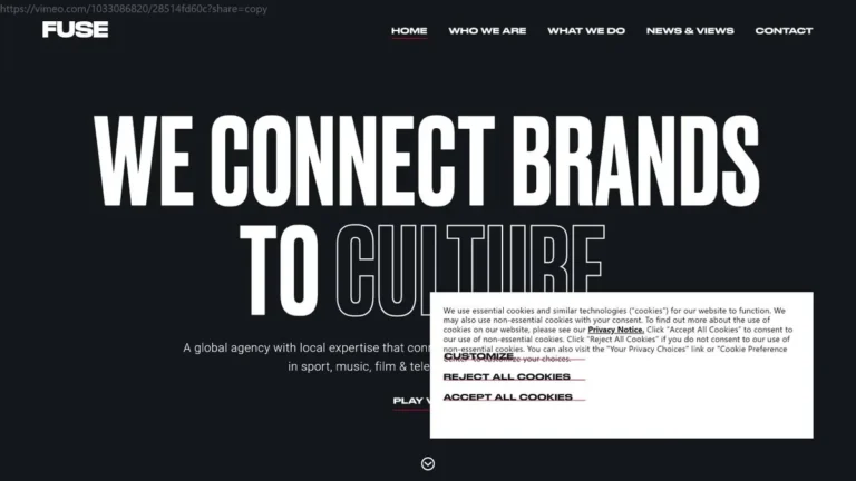 Fuse website, captured July 2026