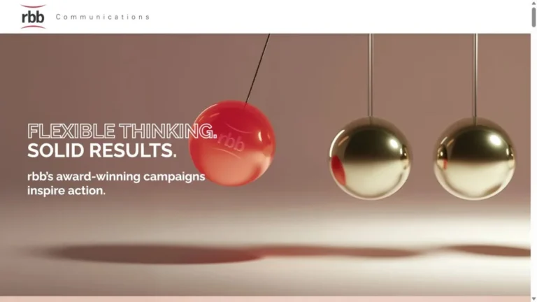 rbb Communications website, captured July 2026
