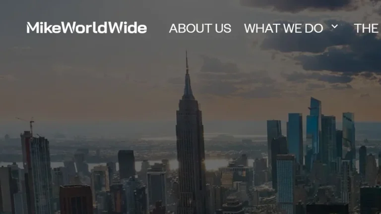 MikeWorldWide website, captured July 2026