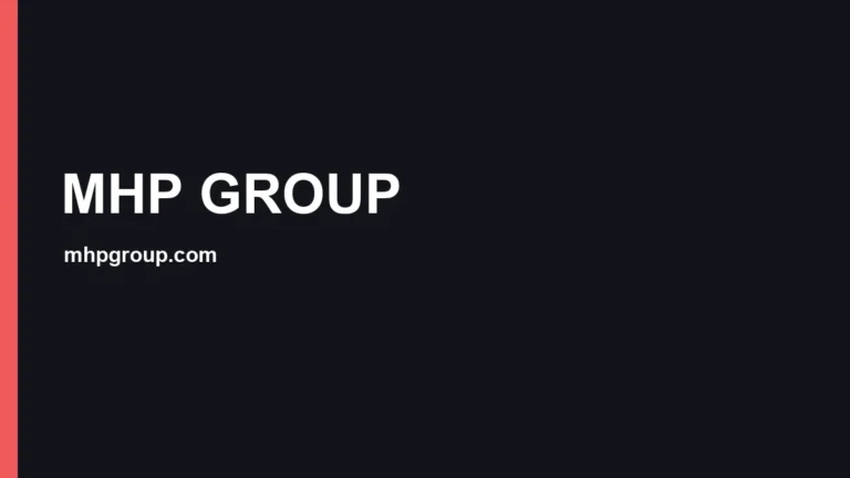 MHP Group website, captured July 2026