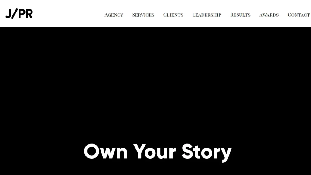 J/PR website, captured July 2026