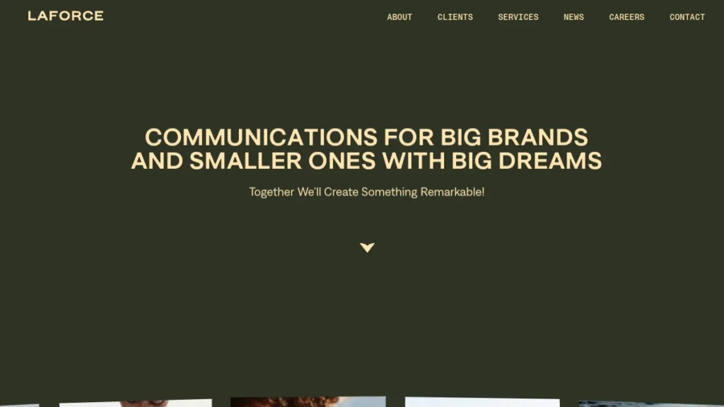LaForce website, captured July 2026