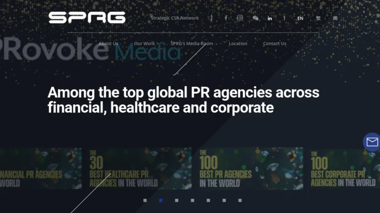 Strategic Public Relations Group website, captured July 2026