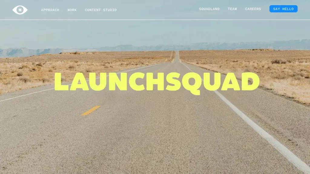 LaunchSquad website, captured July 2026