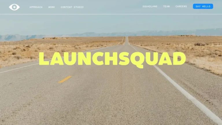 LaunchSquad website, captured July 2026